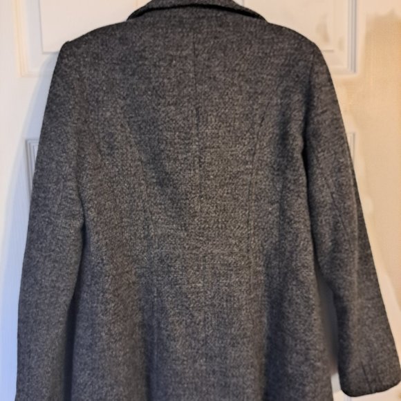 London Fog Dark Grey Wool Coat - Picture 2 of 8